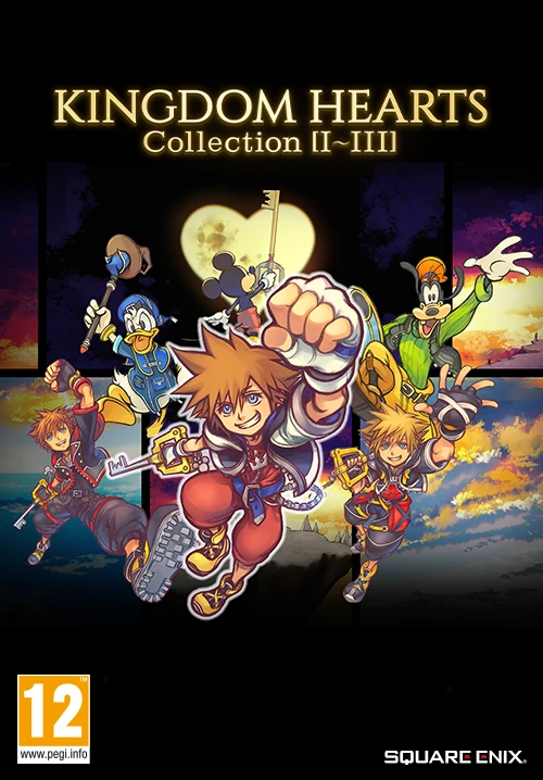 Kingdom Hearts Collection I–III official key art