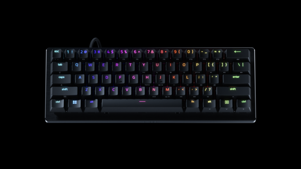 Razer Huntsman V3 Pro Mini 8KHz gaming keyboard official promotional image